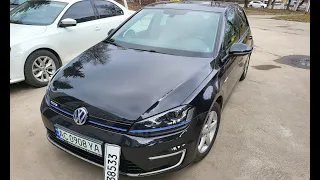 Відгук клієнта Volkswagen E-Golf 24kw. Проїхав своїм ходом понад 400км додому! Продаж електромобілів