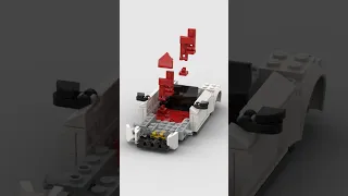LEGO Civic Type R 🛻 Satisfying Building Animation #shorts