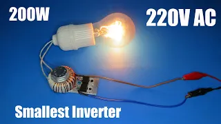 How to make a smallest 200W inverter using ring Ferrite core