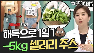 [지방탈출] -5kg 체중 감량에 변비 탈출까지!? 해독 셀러리 주스 | 나는 몸신이다 363 회