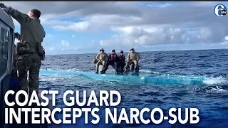 US Coast Guard intercepts narco-submarine smuggling $69M worth of cocaine