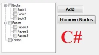 C# Tutorial 72:  How to use TreeView (Add ,Removes Clear , Delete Checked Items from a TreeView)