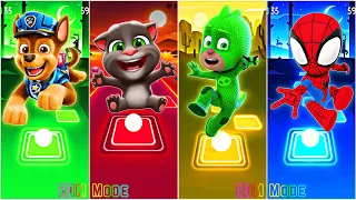 PAW Patrol 🆚 Talking Tom 🆚 PJ Masks 🆚 Spidey 🎶 Tiles Hop EDM Rush