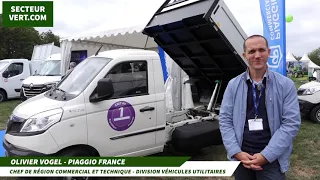 PIAGGIO FRANCE : Olivier VOGEL présente le PORTER NP6 City Truck (Essence + GPL/GNV) Salonvert 2022