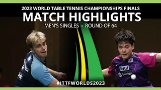 Cho Seungmin vs Truls Moregard | MS R64 | 2023 ITTF World Table Tennis Championships Finals