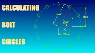 CALCULATING A BOLT HOLE CIRCLE