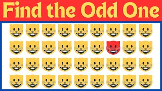 🤔 Can You Guess the Odd One Out? Fun Brain Teaser! Test Your Eyes || Guess the emoji by PuzzIQ