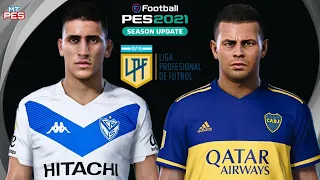 PES 2021 - FACES REAIS LIGA PROFESIONAL DE FÚTBOL [LIGA ARGENTINA]