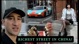 RICHEST Street in China? Shanghai Nanjing Road Luxury Cars Fashion People Food Design Best Lifestyle