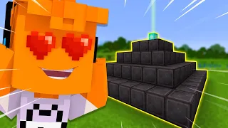 Zrobiłem FULL NETHERITE BEACON na swoim świecie MINECRAFT!