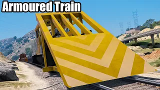 Escaping With ShapeShifting Armoured Train In GTA 5 RP