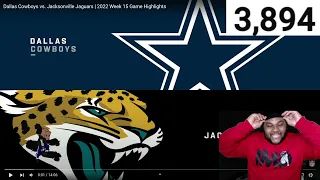 Dallas Cowboys vs. Jacksonville Jaguars | 2022 Week 15 Game Highlights(reaction)