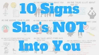 10 Signs She's Not Into You