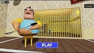 ENFERMER DANS LA PRISON DU VOISIN ÉNORME (HELLO NEIGHBOR BARRY'S PRISON RUN)