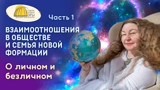 Часть 1. Вебинар. Взаимоотношения в обществе и Семья новой формации. 28-04-2024