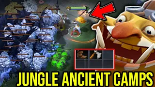 Techies Jungle Ancient Camps "Level 1" -- WTF DawnBreaker Stole the Farms!!