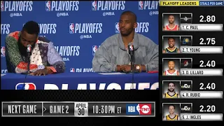 James Harden & Chris Paul postgame reaction | Rockets vs Warriors Game 1 | 2019 NBA Playoffs