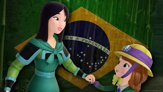 Sofia the Firts ft Mulan | Stronger Than You Know (Brazilian Portuguese)