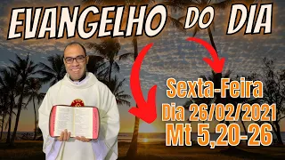 EVANGELHO DO DIA – 26/02/2021 - HOMILIA DIÁRIA – LITURGIA DE HOJE - EVANGELHO DE HOJE -PADRE GUSTAVO