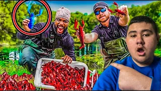 Reacting to Extreme Catch & Cook Crawfish In The Southern Bayou! #cashnasty