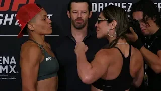Sijara Eubanks vs. Bethe Correia - Weigh-in Face-Off - (UFC Mexico City) - /r/WMMA