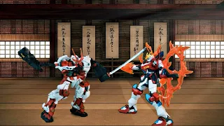 The Duel: Sengoku Astray Vs Kamiki Burning Gundam stopmotion