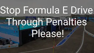 FIA Please Stop Formula E Drive Through Penalties