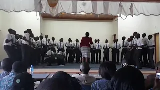 Malava boys high school Perfoming 'Khutsi Ingo' by Jacob Luseno at the Pre-Festival concert 2017