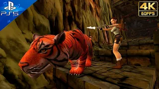 Tomb Raider 3 Remastered (PS5) Level 1 Gameplay @ 4K 60ᶠᵖˢ ✔