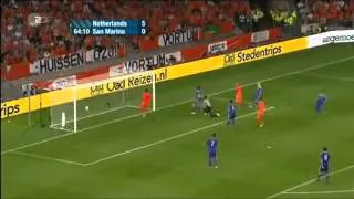 Euro 2012 - Netherlands Vs San Marino 11-0