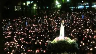 Fatima Noite das Velas de Maio 2014