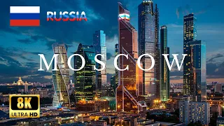 ▶️ MOSCOW City, Russia 🇷🇺 | by Drone Footage | 8K ULTRA HD