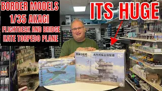 Preview The MASSIVE 1/35 Akagi Flightdeck and Bridge W/ 1/35 Kate Torpedo Bomber