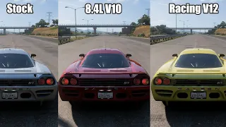 Forza Horizon 5 || 2004 Saleen S7 || Engine Swap Top Speed Battle/Comparison || PC ||