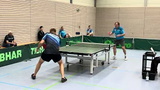 Nittaku Shake Defense twisting TIBHAR grass d.tecs. 1620TTR vs. 1720TTR. Tabletennis