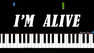 Céline Dion - I'm Alive Piano Tutorial