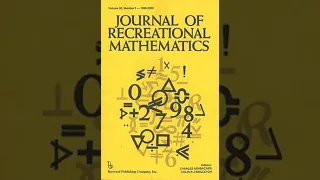 Journal of Recreational Mathematics | Wikipedia audio article