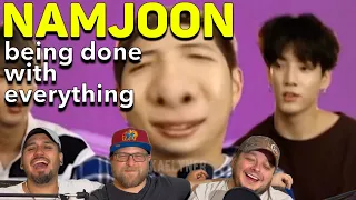 namjoon being done with everything REACTION