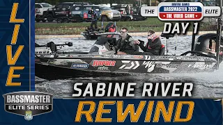 2021 Bassmaster LIVE at Sabine River - DAY 1 (THURSDAY)