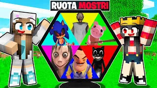 LA RUOTA DELLA FORTUNA DEI MOSTRI SU MINECRAFT!