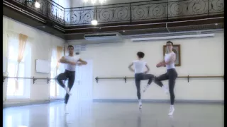 Male classical dance exam, 2-d year undergraduate course of The Vagnova Ballet Academy. 2015