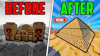 This Mod Pack UPDATES Minecraft's Most Important Structures.. (Vanilla+ Showcase)