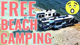 Best FREE RV CAMPING at Magnolia Beach, Texas | RV Living