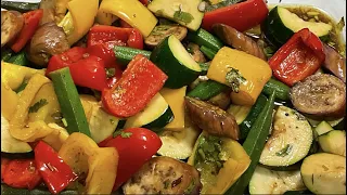 DELICIOUS OVEN ROASTED VEGETABLE MEDLEY!