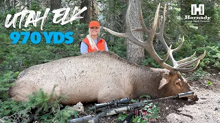 UTAH ELK HUNT - 970 YARDS SHOT