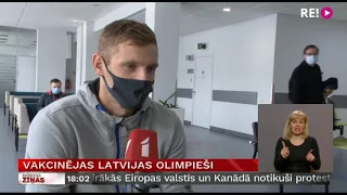 Vakcinējas Latvijas olimpieši