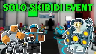 Solo Beating Skibidi Event | Tower Defense Simulator