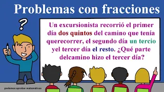 SOLUCIÓN de PROBLEMAS con FRACCIONES l Ejemplo 3