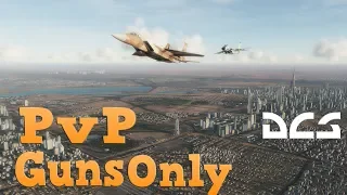 DCS: PvP Guns Only F15 vs Mig29 Dogfight over the Persian Gulf