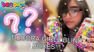 unboxing DECORA GIRLZ DOLLS BLIND BOXES!!! (MINI DOLLS!!)